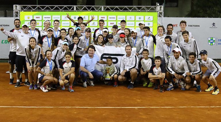 Equipe paranaense fica com o 3º lugar na Copa das Federações de Tênis, em Uberlândia (MG)