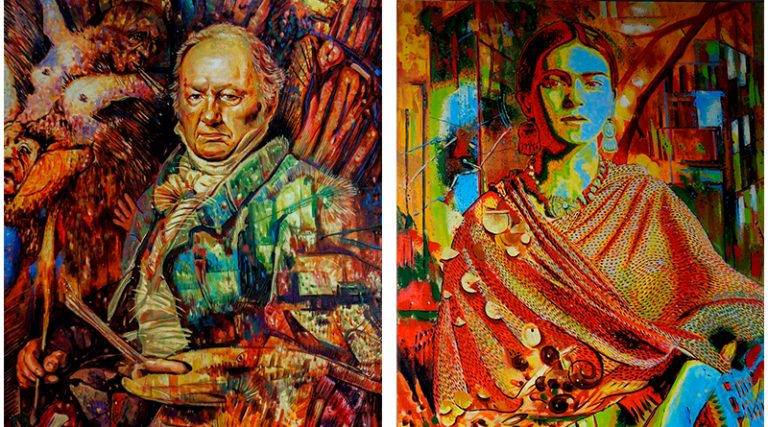 Exposição “Retratos Metafísicos” do artista plástico Ari Vicentini faz homenagem a mestres da arte